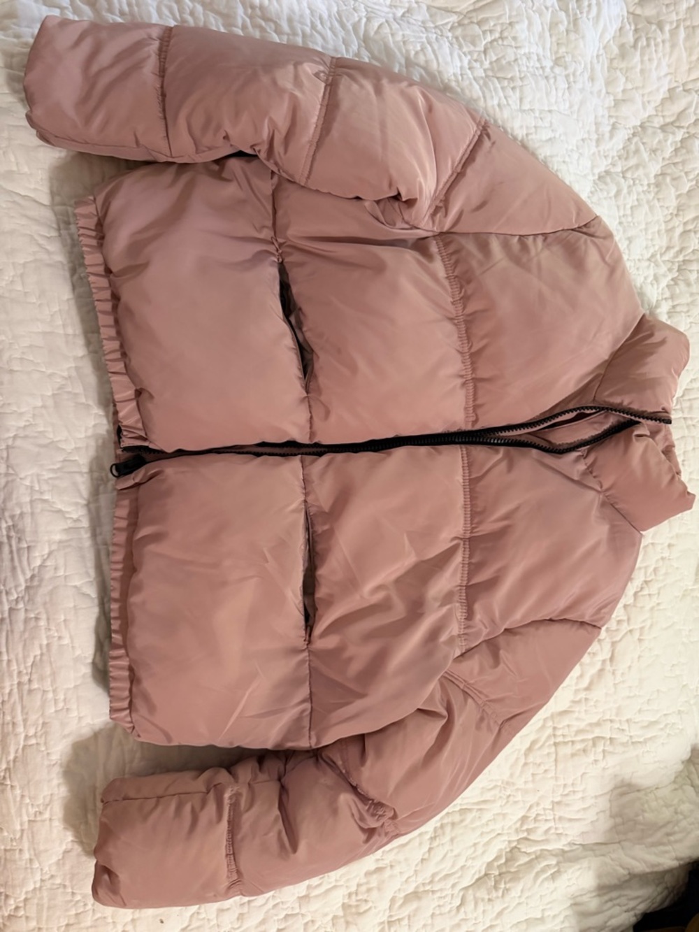 Divided Blush Pink Short Puffer Jacket